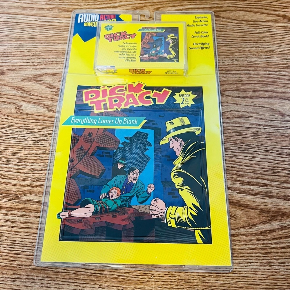 Dick Tracy Episode 2 Everything Comes Up Blank Audio Cassette Comic Disney